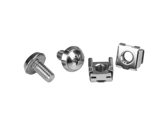 Install your rack-mountable hardware securely with these high-quality mounting screws and cage nuts. This 100-pack of M6 screws and nuts is ideal for IT professionals managing network racks or server cabinets requiring robust, uniform hardware. Each unit complies with TAA standards and is backed by a 2-year warranty for dependable long-term use.