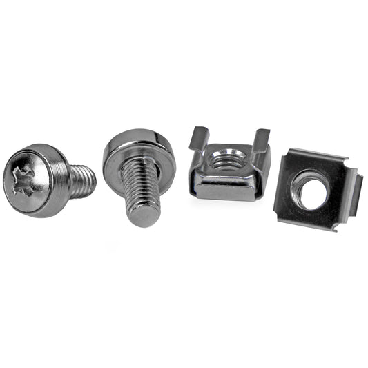 Vis de montage et écrous cage StarTech M6 (50 pièces) (CABSCREWM6)