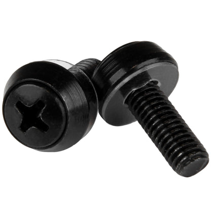 Vis de montage en rack StarTech M6, lot de 50, noires