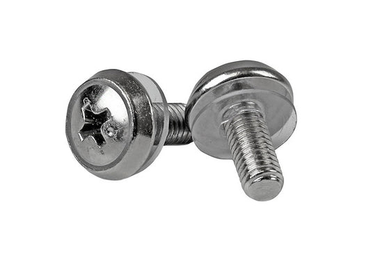 Mount your rack-mounted equipment securely with the StarTech 50-Pack M5 Mounting Screws. These high-quality silver-finished screws are designed for compatibility with server, telecom, and A/V equipment racks. With TAA compliance and a lifetime warranty, they offer durable, reliable hardware mounting for IT environments.