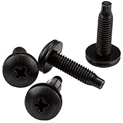 Vis pour rack de serveur STARTECH, lot de 50, filetage 10-32, noires