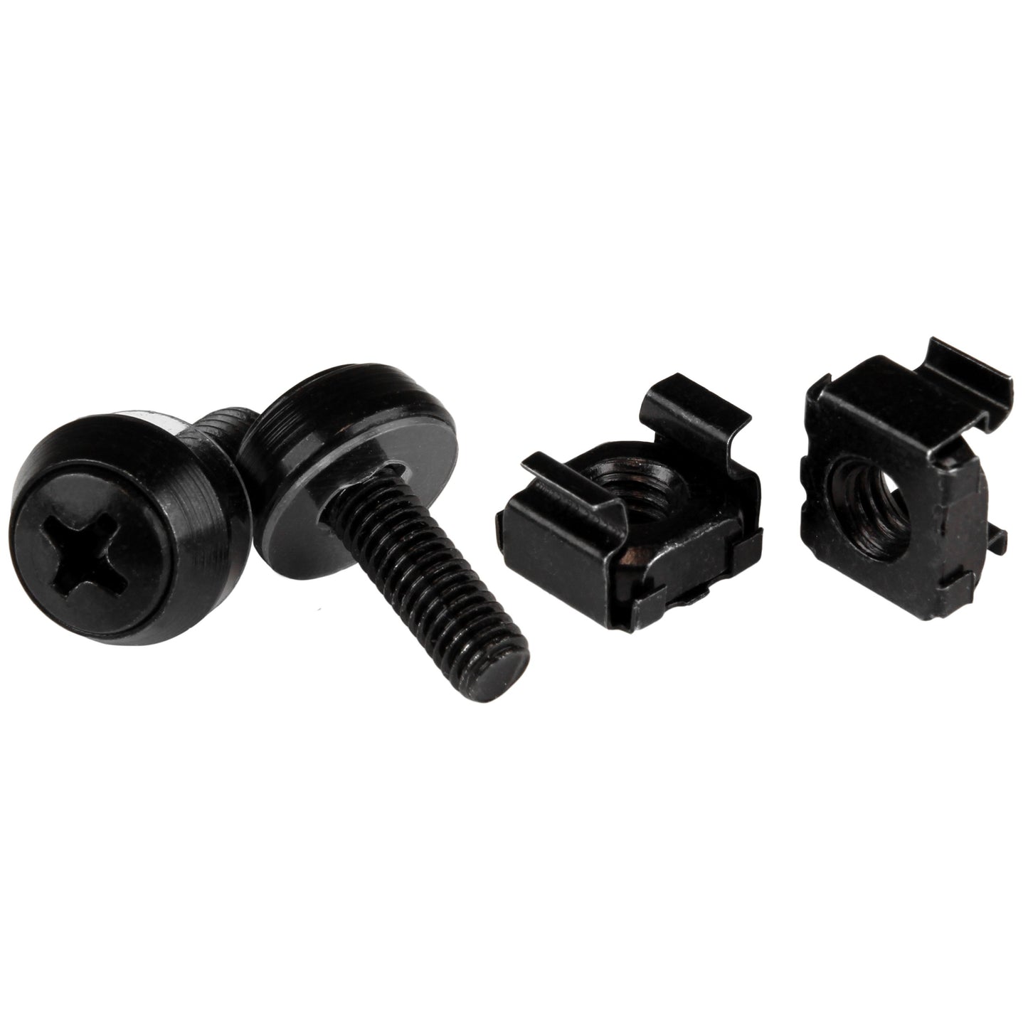 Vis pour rack de serveur STARTECH, lot de 50, filetage 10-32, noires