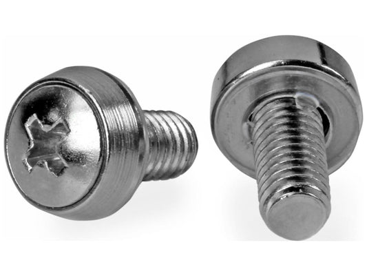 This 50-pack of StarTech 12-24 server rack screws provides a reliable and efficient solution for mounting hardware in server cabinets and network racks. Made from durable steel and nickel-plated for added protection, these TAA-compliant screws are ideal for data centers, AV installations, and IT equipment. Each package includes 50 standard-sized screws compatible with most 12-24-threaded equipment rails.