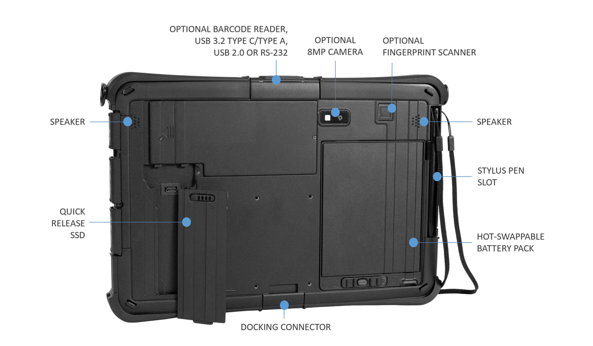 DURABOOK R8-ADD REAR CAMERA, CAM-2ND-R8
