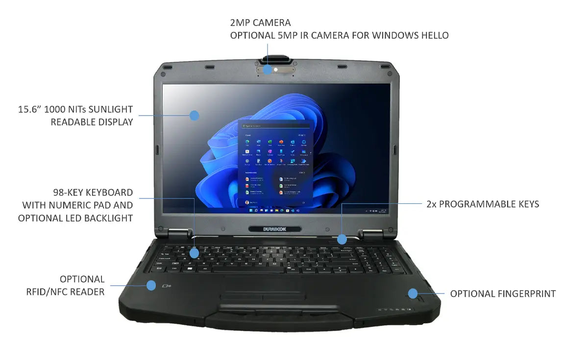 DURABOOK Windows Hello Webcam for S14(G2)