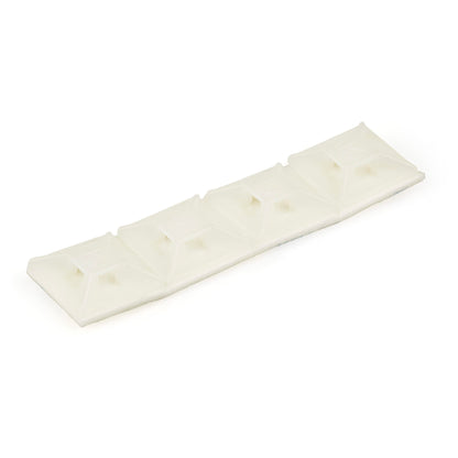 StarTech CBMCTM1 Adhesive Cable Tie Mounts, 100-Pack, Nylon, White