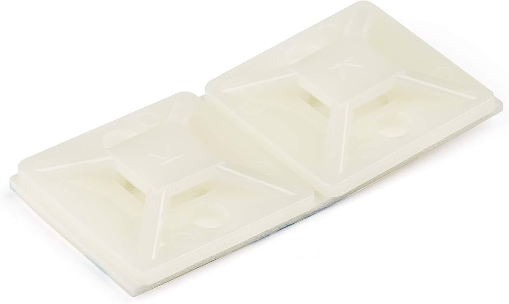 StarTech CBMCTM2 Cable Tie Mounts, Adhesive Tape, 100-Pack