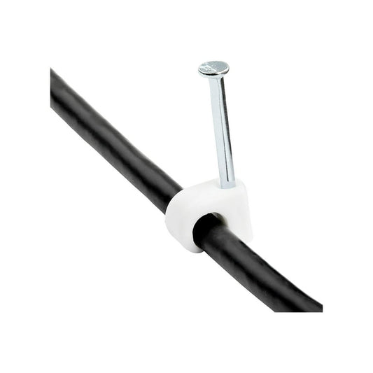 Serre-câbles StarTech CBMNMCC2 avec clou, blanc, paquet de 100
