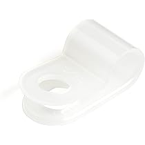 Serre-câbles à vis STARTECH 100 de type R, nylon, 5 mm, blanc
