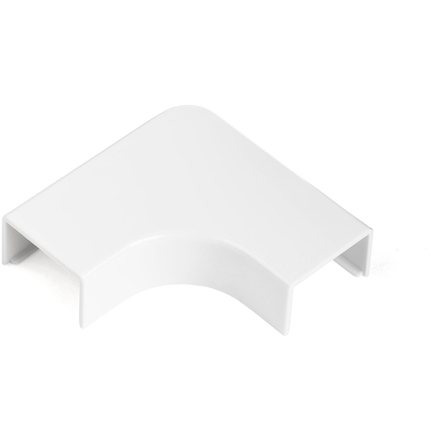 StarTech 90° Cable Raceway L Connectors, Pack of 20, White ABS