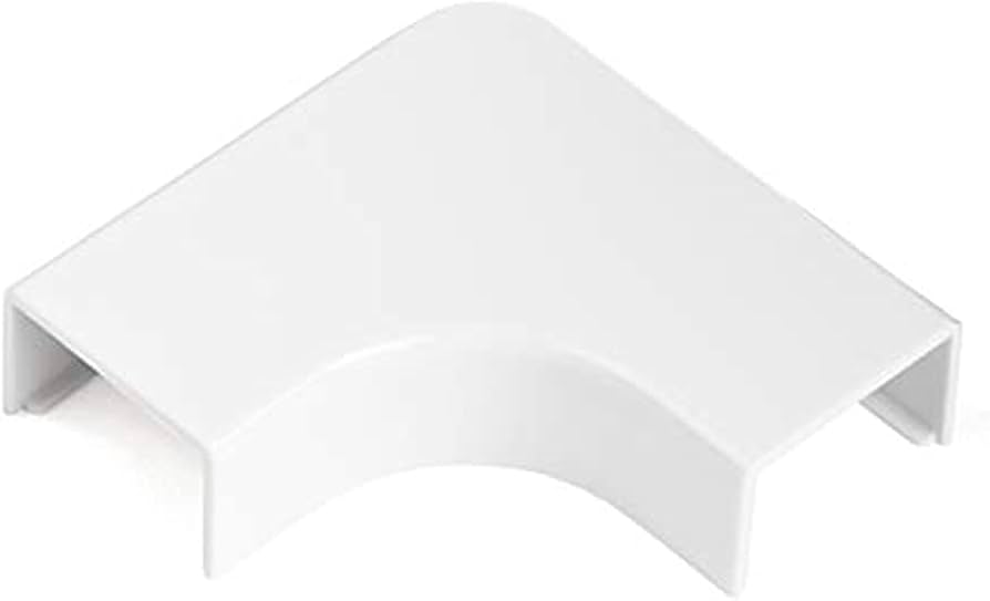 StarTech 90° Cable Raceway L Connectors, Pack of 20, White ABS