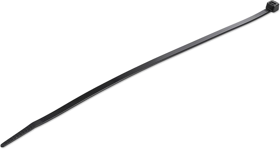 Colliers de serrage StarTech UL 25 cm, paquet de 100, noirs, capacité de charge de 22,7 kg