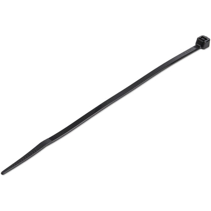 StarTech 4" Black Nylon Cable Zip Ties, 1000-Pack, UL/TAA Compliant