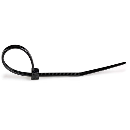 Serre-câbles StarTech 4 po, noirs, paquet de 100, diamètre de faisceau 22 mm, nylon, TAA