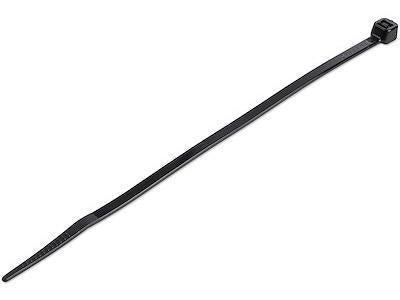 100 PACK OF CABLE TIES: KEEP CABLES ORGANIZED WITH 6IN (152.4 MM) BLACK ZIP TIES FOR 1.4IN 36 MM BUNDLE DIAMETER; TOOL-LESS INSTALLATION