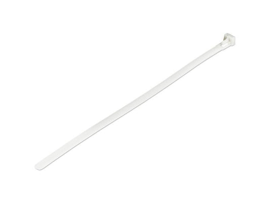 Designed for efficiency and durability, these STARTECH 10" reusable cable ties offer an adjustable bundling solution for electrical and network cables. With industrial-grade strength handling up to 50lb (22kg), a trigger-lock design, and a flame-retardant nylon build rated 94V-2 UL-certified, they ensure safe and reliable management for bundled cables up to 2.55 inches (65 mm) in diameter. This 100-pack is TAA-compliant, tool-less, and ideal for commercial and institutional installations.