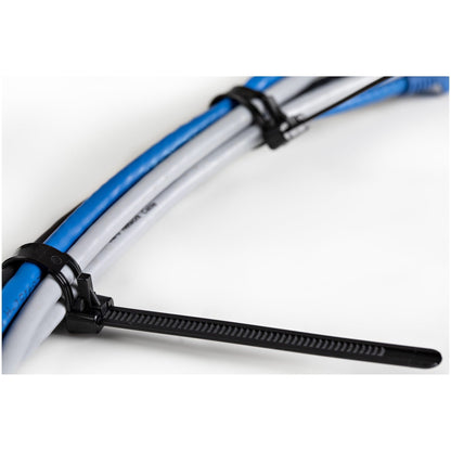 Serre-câbles réutilisables en nylon STARTECH 25 cm (10 po), paquet de 100, noir