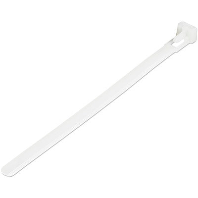 Serre-câbles réutilisables en nylon StarTech 15 cm, blancs, paquet de 100