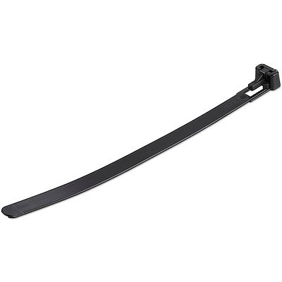 Serre-câbles réutilisables en nylon StarTech 15 cm, paquet de 100, noir