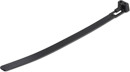 Serre-câbles réutilisables en nylon StarTech 15 cm, blancs, paquet de 100