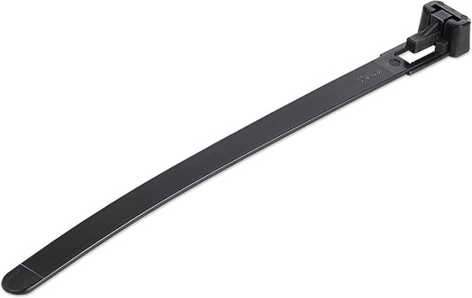 Serre-câbles réutilisables en nylon STARTECH 20 cm, paquet de 100, noir