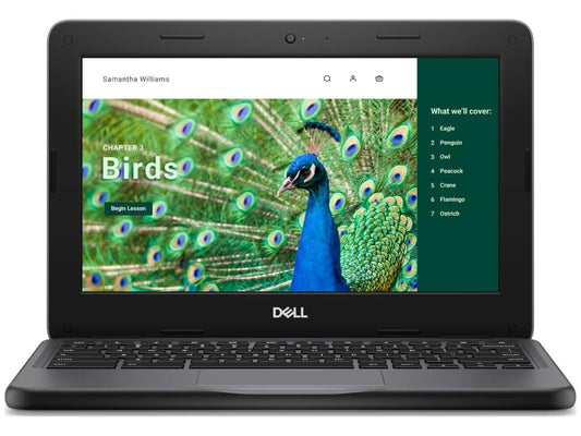 The DELL Chromebook 3120 is built for simplicity, speed, and efficiency. Featuring a quad-core Intel N100 processor, 4GB of high-speed LPDDR5 memory, and 64GB eMMC storage, it offers responsive performance in a compact, durable 11.6-inch form factor. With Wi-Fi 6 (802.11ax), Chrome OS, and a lightweight design, it’s ideal for education, remote work, or light productivity on the go.