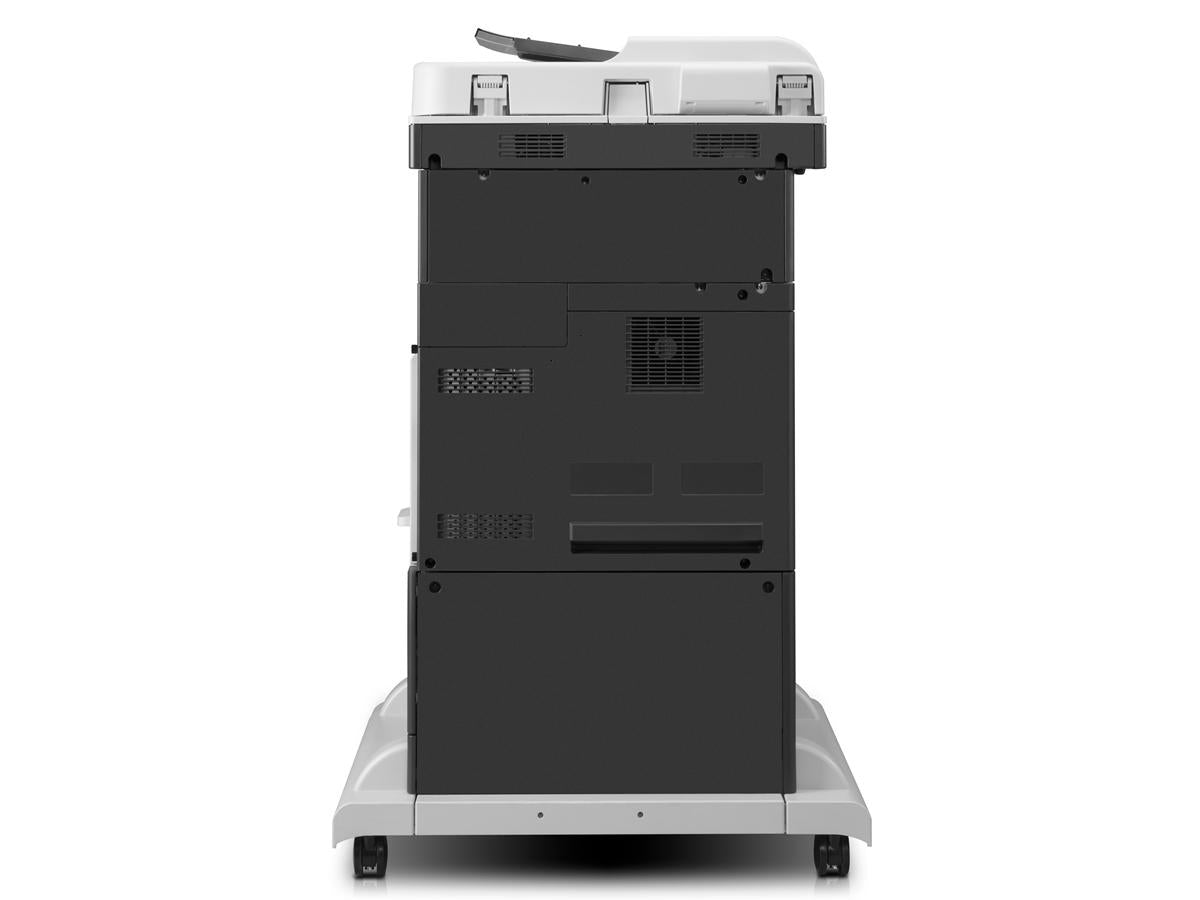 HP LaserJet Enterprise 700 MFP M725z Gov Comp is a high-performance monochrome laser multifunction printer offering print, copy, scan, and fax capabilities. Designed for government and enterprise environments, it delivers robust security, high monthly duty cycles, and fast print speeds for heavy office use.