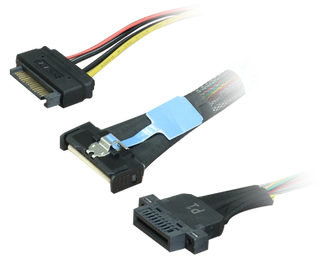 Câble HighPoint CIO8-1002-110 MCIO 8i vers SFF-TA-1002 NVMe