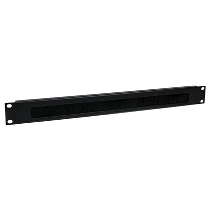 Panneau de gestion de câbles StarTech 1U, passe-câbles à brosse, acier, noir