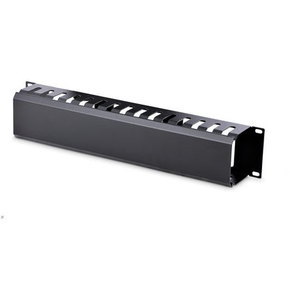 Panneau de gestion des câbles horizontal StarTech 2U avec couvercle
