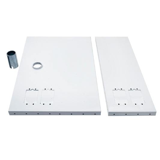 Kit de plafond suspendu à position variable Peerless CMJ453, blanc 24 x 24 po