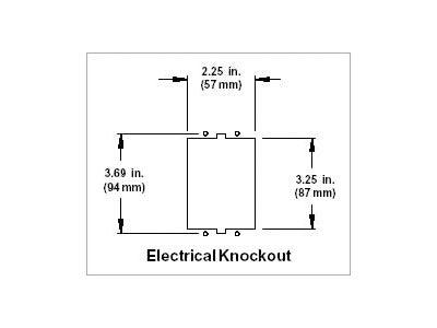 Ceiling Kit - White - Unit has 1-1.5-11.5 npt fitting for attachment of extension column; Does not include hanger brackets; Includes tie wire supports, flush mount tube and offers two knockout panels for outlet boxes; Two-piece design offers five different points for mount attachment; Replaces a 2 x 2 ceiling tile or mounts above existing 2 x 2 or 2 x 4 ceiling tile to structural ceiling with tie wires