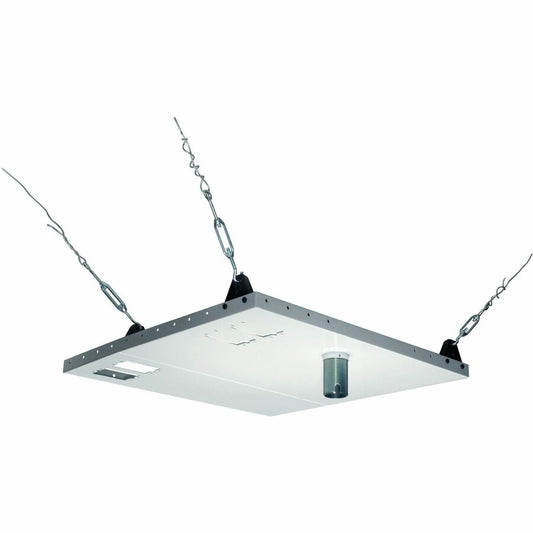 Plaque de montage au plafond légère Peerless CMJ455, blanche, compatible avec les dalles 2x2