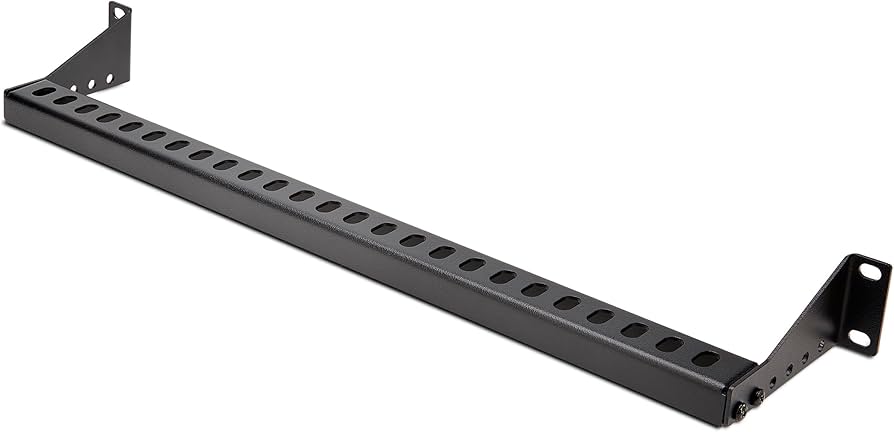 Barres de laçage horizontales Startech, 5 cm, acier, noir