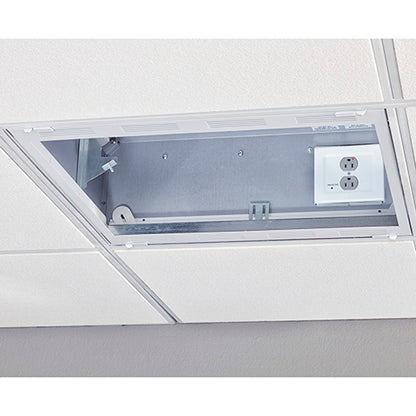 Coffre de rangement de plafond Chief CMS492P2 2x2 avec alimentation