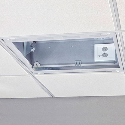 Coffre de rangement de plafond Chief CMS492P2 2x2 avec alimentation
