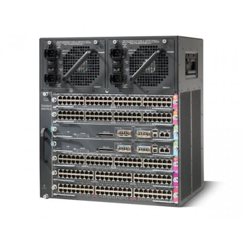 Châssis Cisco Catalyst4500E à 7 emplacements avec ventilateur, sans alimentation