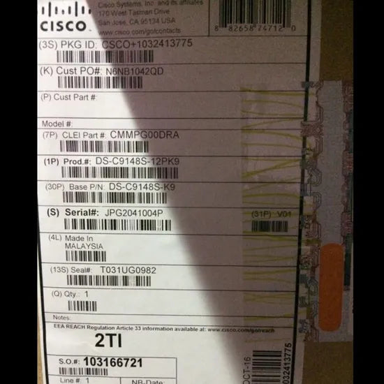 Châssis Cisco Catalyst4500E 7 emplacements, emplacement 48 Gbit/s, ventilateur, sans alimentation