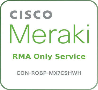 Assistance CISCO RMA 8x5xNBDOS pour l'appliance Meraki MX7