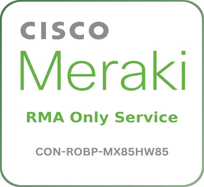 Cisco RMA 8x5xNBDOS pour routeur/appliance de sécurité Meraki MX85