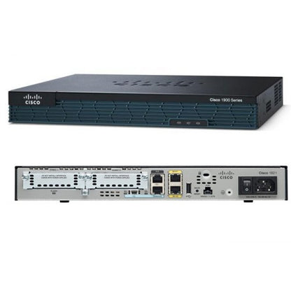 Routeur modulaire CISCO C1921, 2 GE, 2 EHWIC, 512 DRAM, base IP