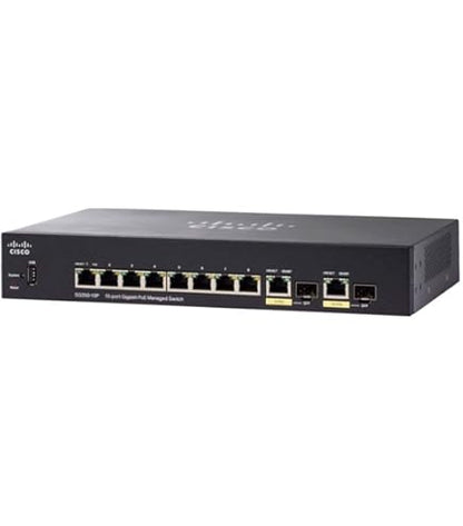 SNTC-8X5XNBD Cisco SG350-10SFP 10 ports Gigabit Manage