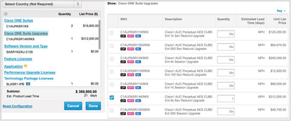 Licence de mise à niveau Cisco ASR 1001-X 2,5 G vers 10 Gbit/s