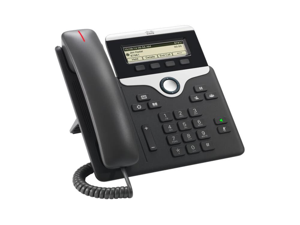The Cisco IP Phone 7811 with MPP firmware is a reliable VoIP phone designed for secure and efficient communication. It includes advanced telephony features and TAA compliance, making it suitable for government and enterprise use. Equipped with multiple protocol support, a monochrome LCD, PoE capability, and integrated security, this phone meets the modern requirements for voice communications.