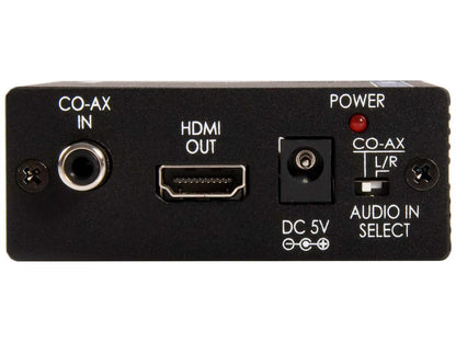 This StarTech Component to HDMI Video Converter offers seamless conversion of analog component video and audio signals to digital HDMI, supporting resolutions up to 1080p. Ideal for integrating legacy AV equipment into modern HDMI setups, it includes support for both digital and analog audio. TAA compliant and backed by a 2-year warranty, this wired converter is a reliable solution for professional AV integrators and tech environments.