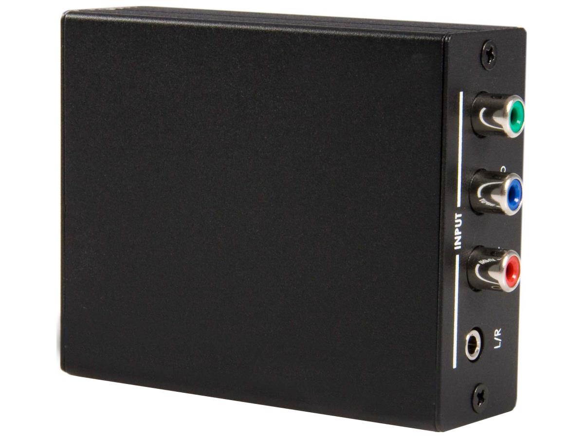 This StarTech Component to HDMI Video Converter offers seamless conversion of analog component video and audio signals to digital HDMI, supporting resolutions up to 1080p. Ideal for integrating legacy AV equipment into modern HDMI setups, it includes support for both digital and analog audio. TAA compliant and backed by a 2-year warranty, this wired converter is a reliable solution for professional AV integrators and tech environments.