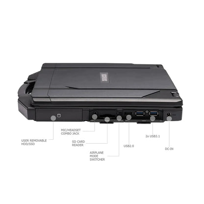 DURABOOK S14 UPGRADE - Processeur i7 1165G7 2,8 GHz à 4,7 GHz