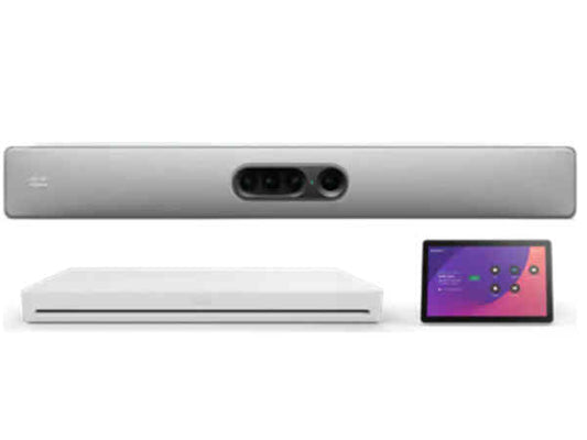 The Cisco Codec EQ No-Radio Stand Alone model delivers enterprise-level video conferencing with seamless wired and Bluetooth connectivity. Designed for customizable, high-definition video communication, this unit supports Full HD resolution and Gigabit Ethernet, making it suitable for high-performance networking environments.