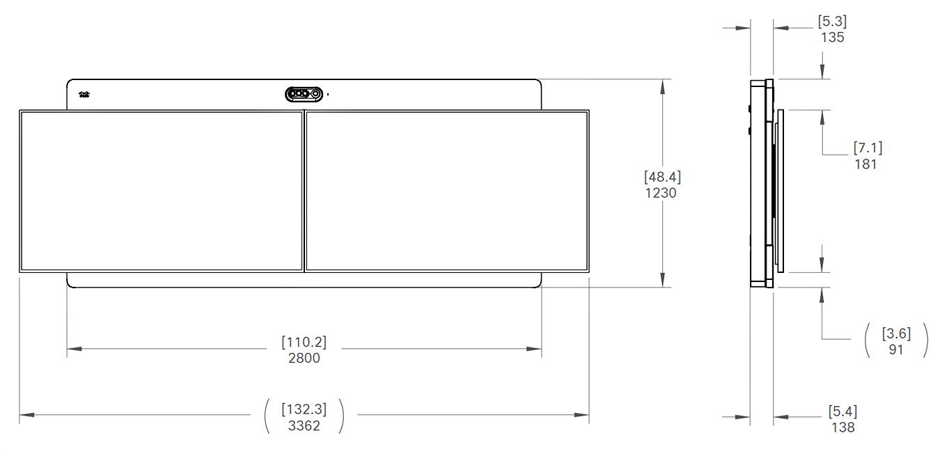 Module latéral EQX pour kit de salle CISCO
