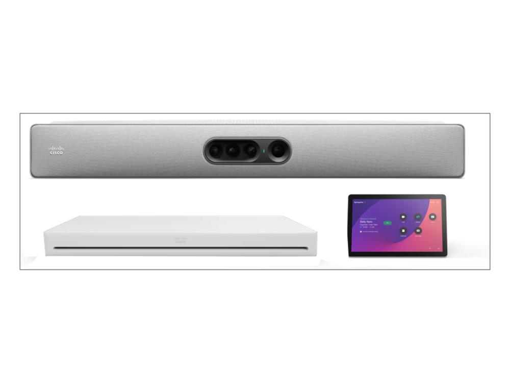 Cisco Room Kit EQ with Codec EQ and Quad Camera offers a high-performance 4K video conferencing solution with TAA compliance. Featuring a 7x zoom UHD camera, touch-screen input, and support for three 4K HDMI outputs, it enables immersive communications for modern meeting spaces. Wireless connectivity and advanced protocol support ensure flexible integration.